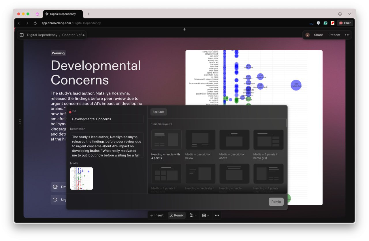 Chronicle Service Launches: Generate Stylish Presentations from Scratch Instantly